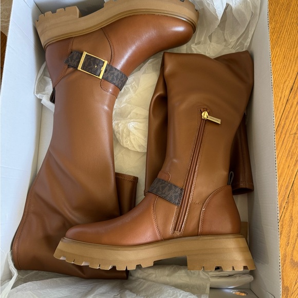 Michael Kors Brown Over the Knee Boots. NIB - Picture 10 of 11